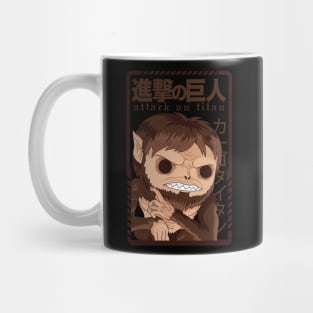 Attack on Titan  Zeke Beast Titan Kawaii Design Mug